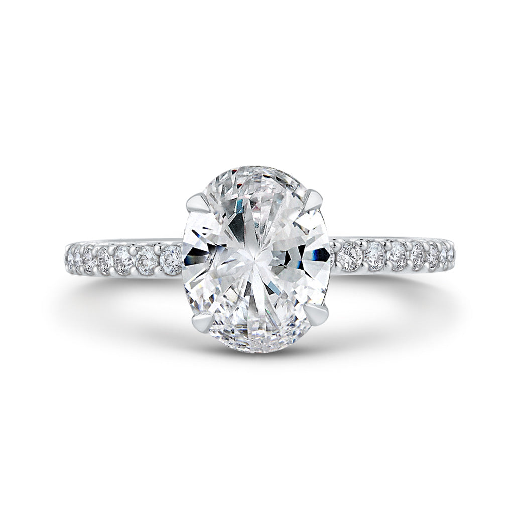 Oval Solitaire Engagement Ring