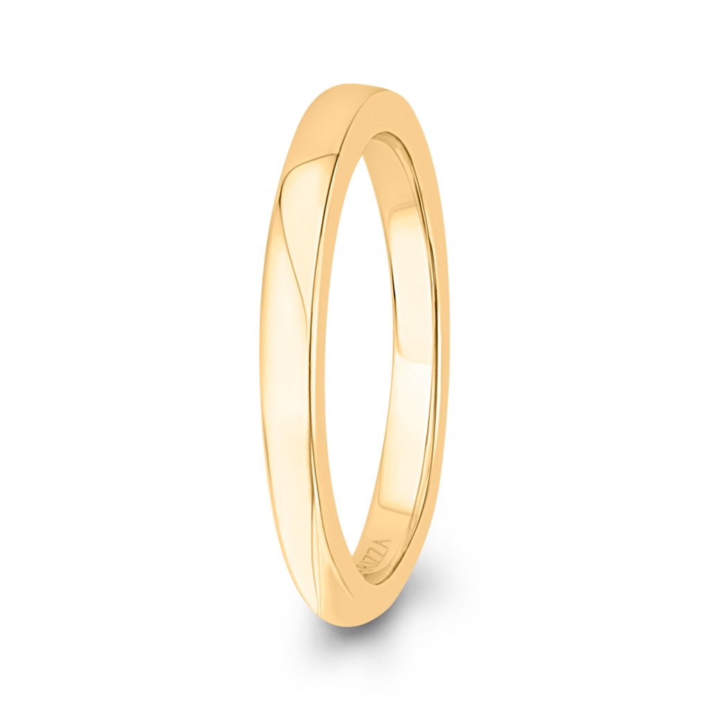 Plain Yellow Gold Wedding Band