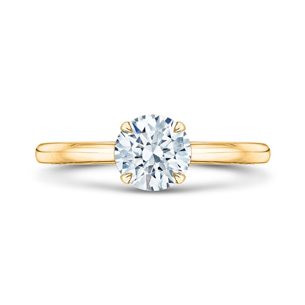 Yellow Gold Solitaire Engagement Ring