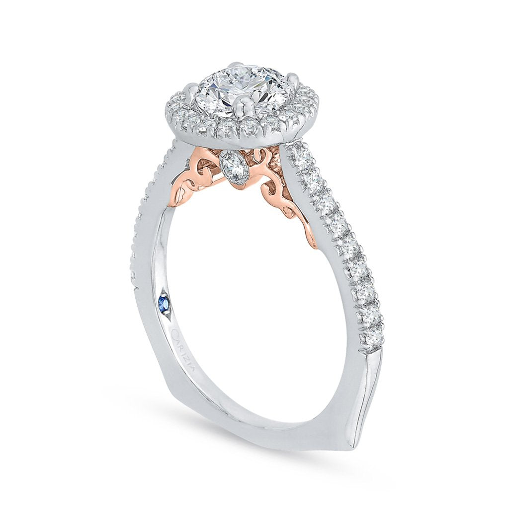 Two-Toned Engagement Ring