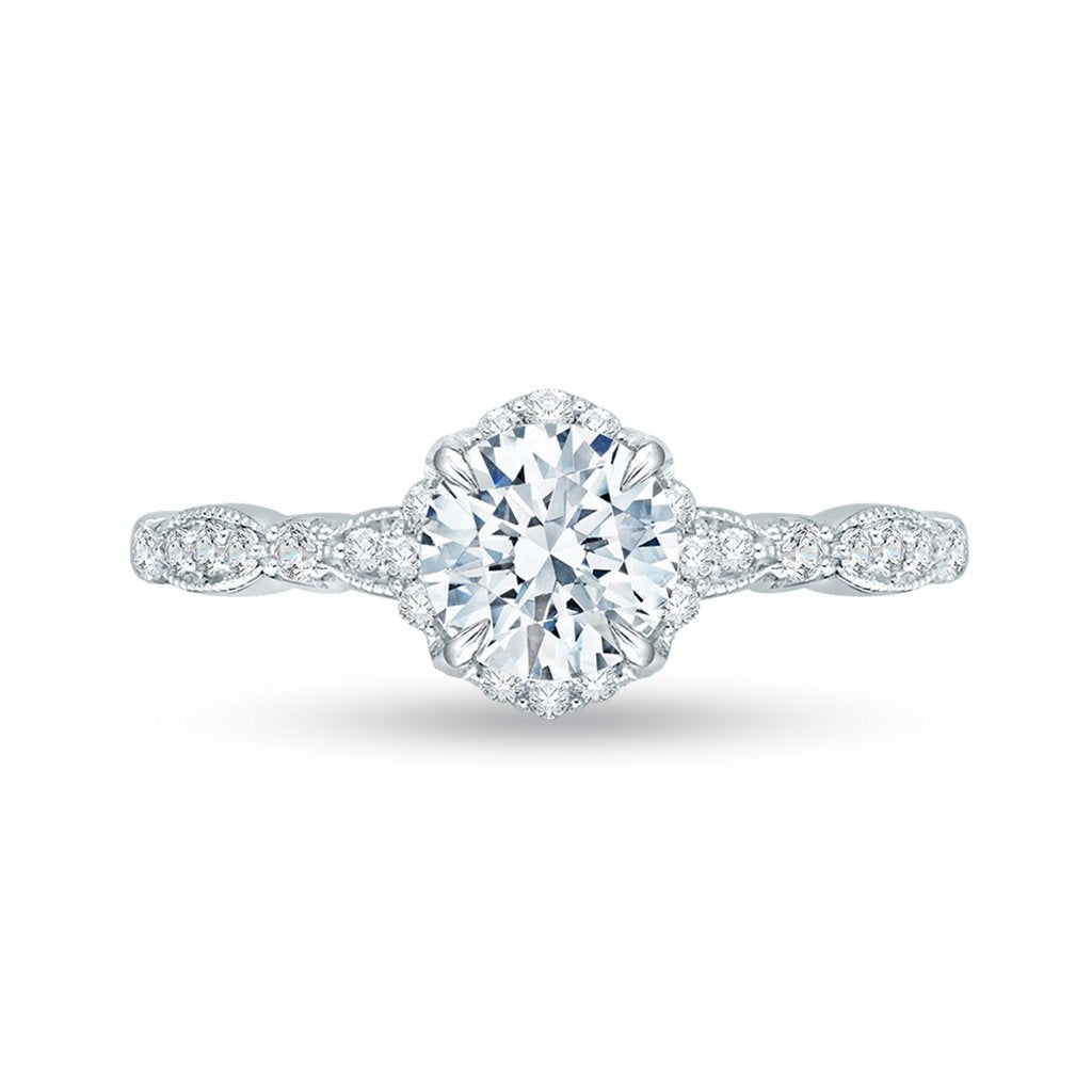 Halo Diamond Engagement Ring