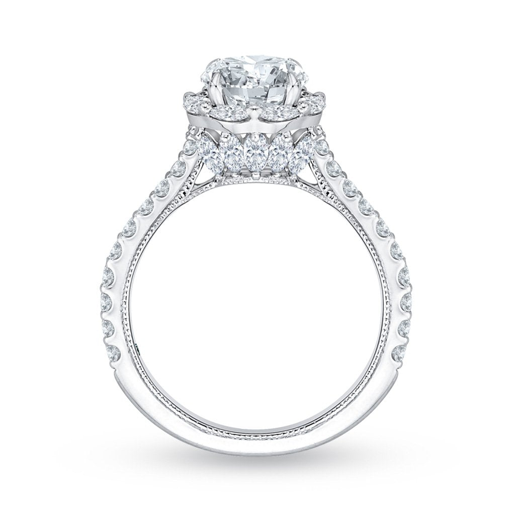 White Gold Diamond Engagement Ring