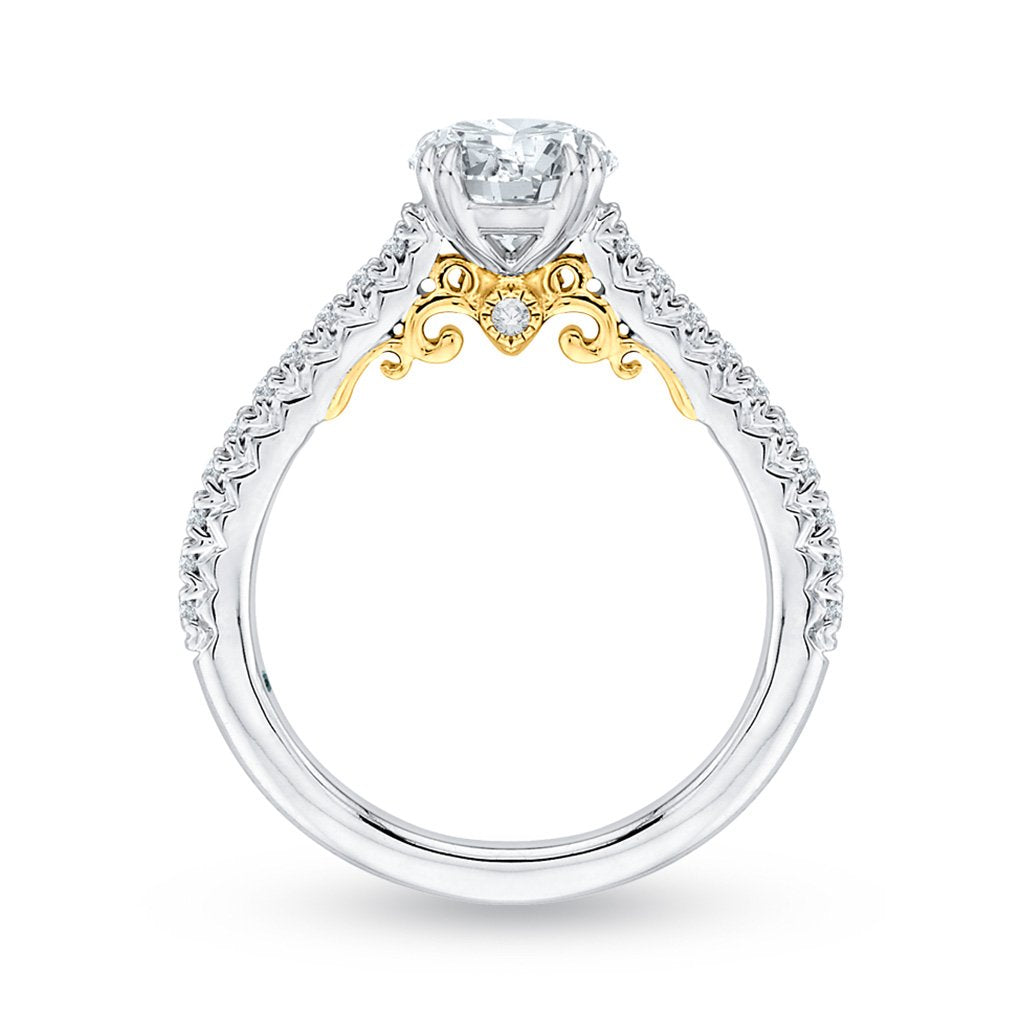 Unique Solitaire Engagement Ring