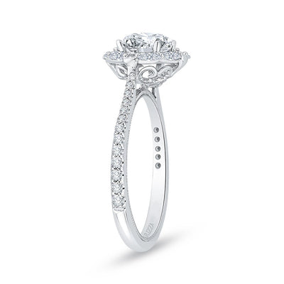 Diamond Marquise Halo Engagement Rings