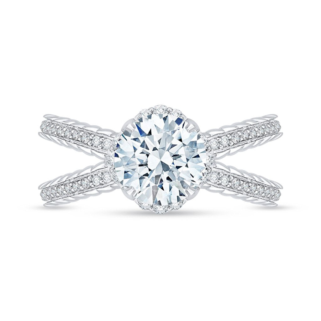 Engagement Ring with Diamonds