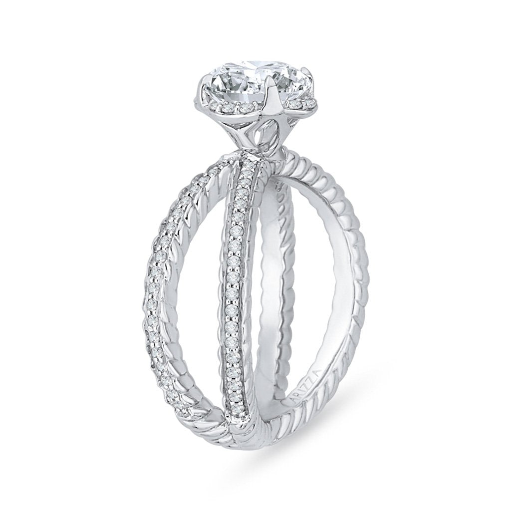 Halo Engagement Ring