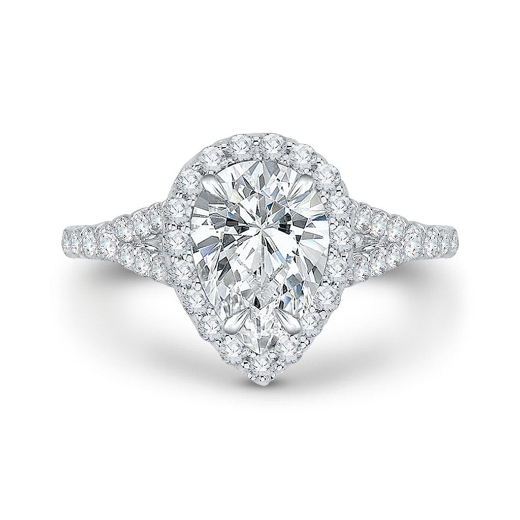 Diamond Pear Engagement Ring