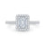 Emerald Diamond Engagement Ring