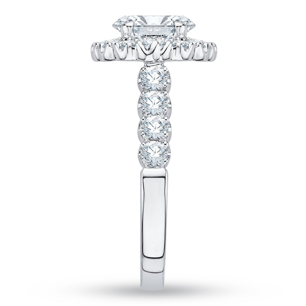 Halo Engagement Ring