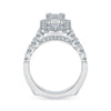 Diamond Oval Halo Engagement ring