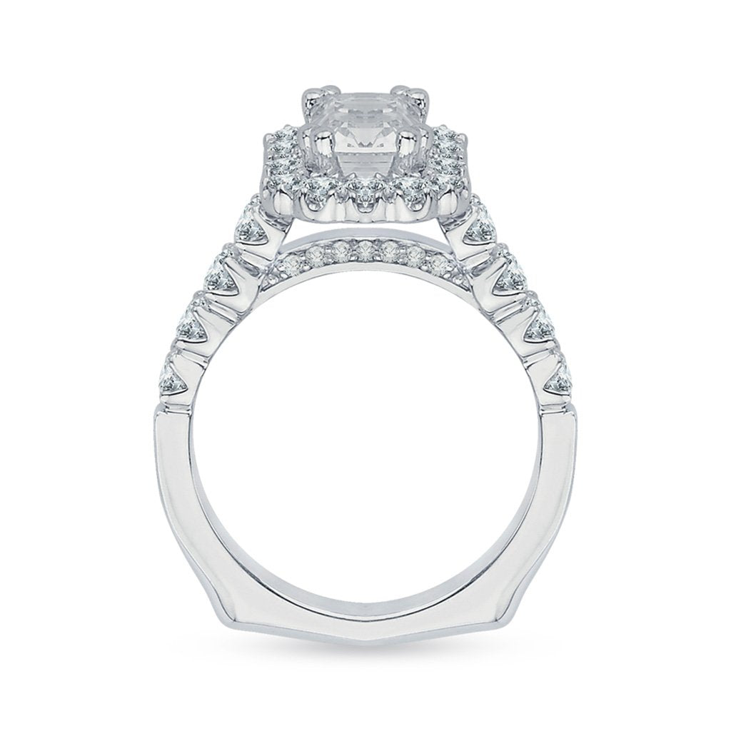 Diamond Oval Halo Engagement ring