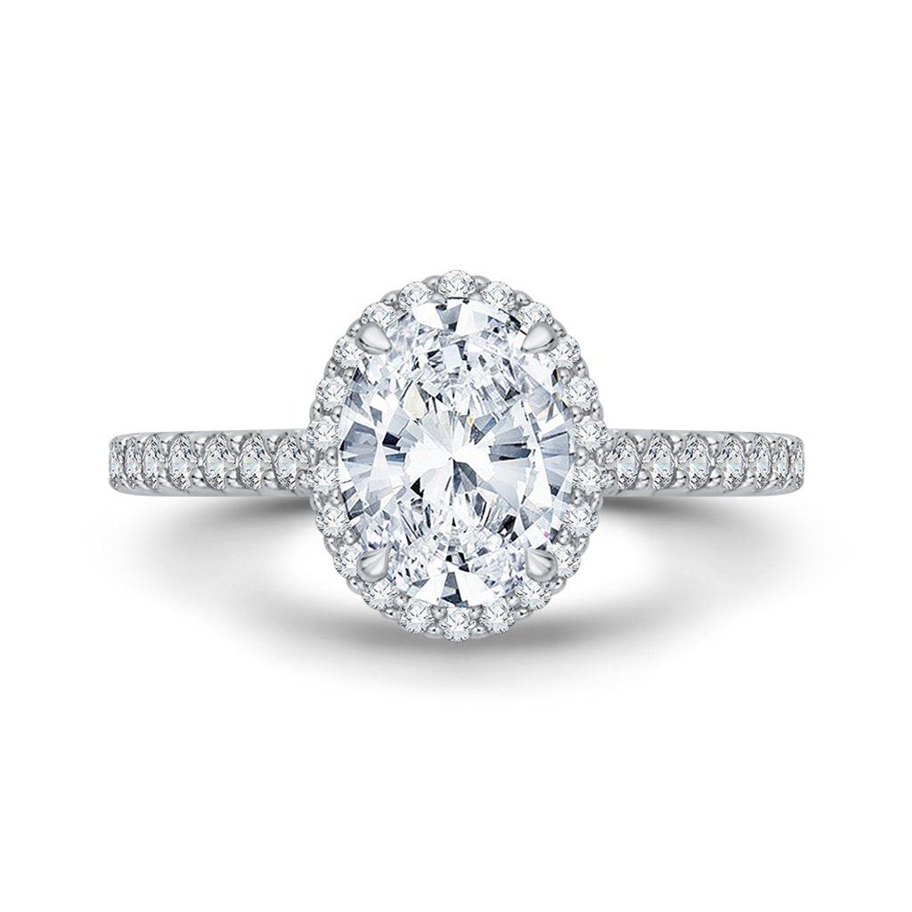 Oval Diamond Engagement Ring