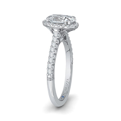 Halo Oval Engagement Ring