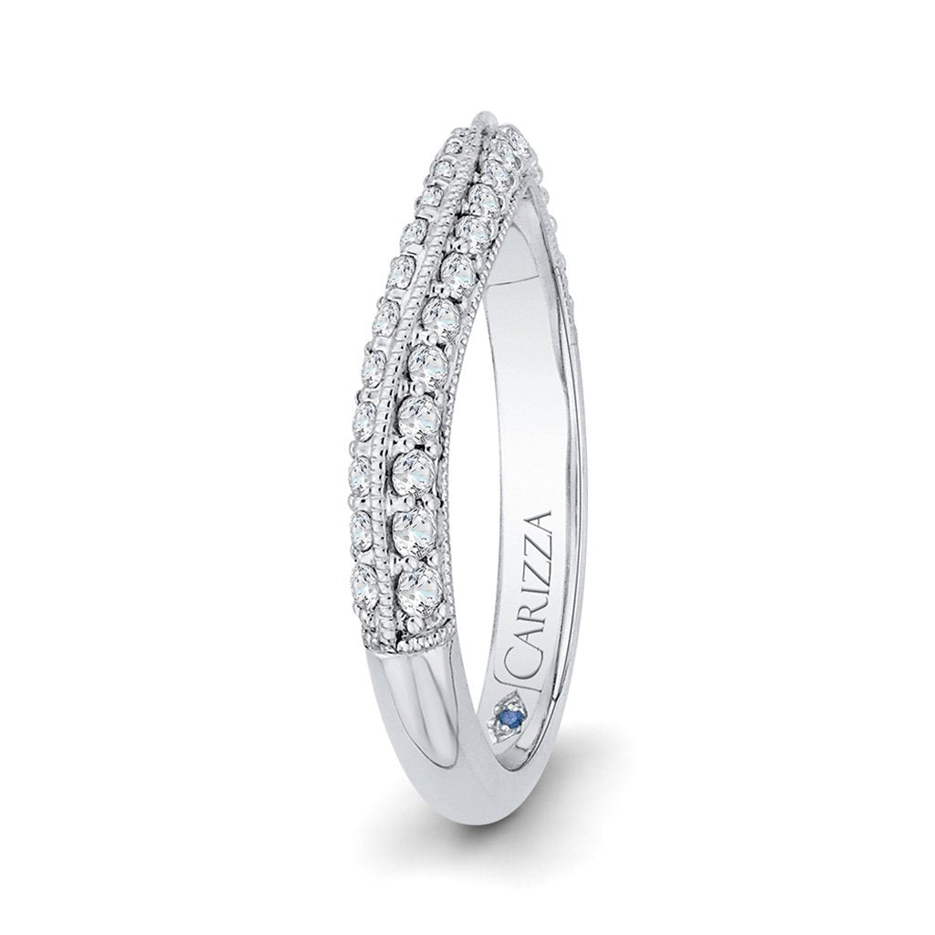 Wedding Band with Diamonds