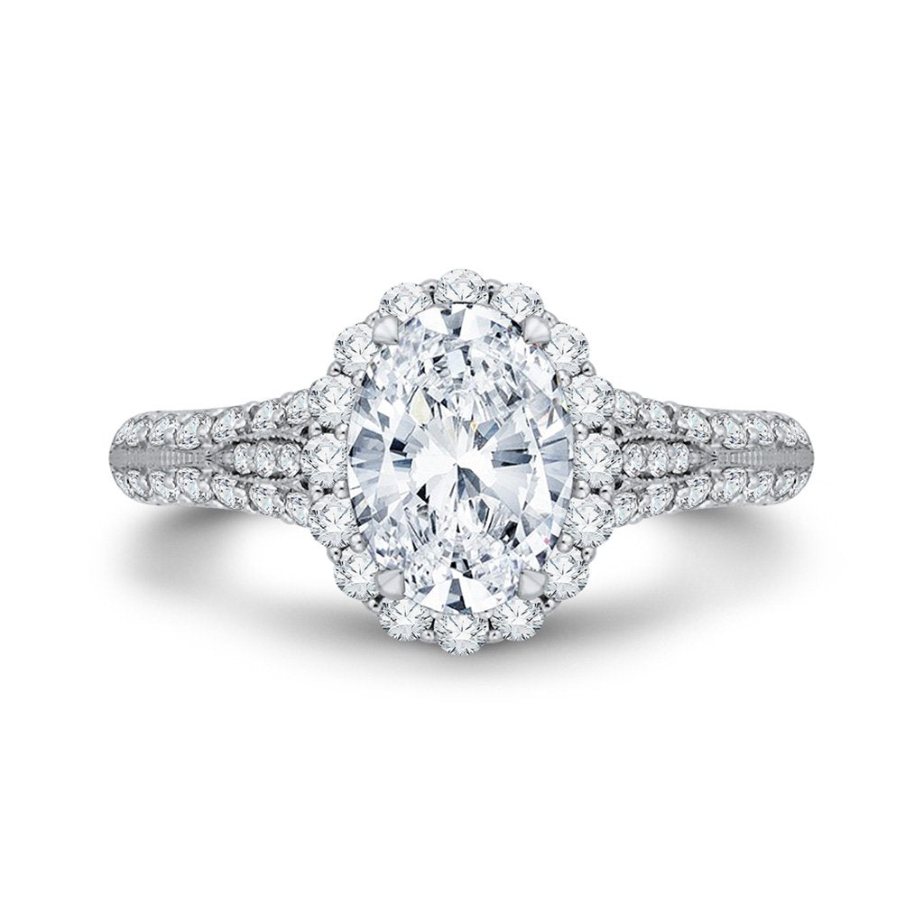 Oval Diamond Engagement Ring