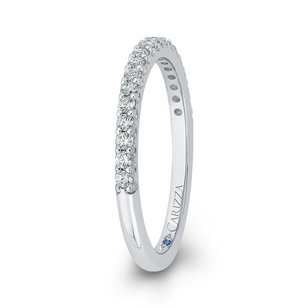 white gold diamond band