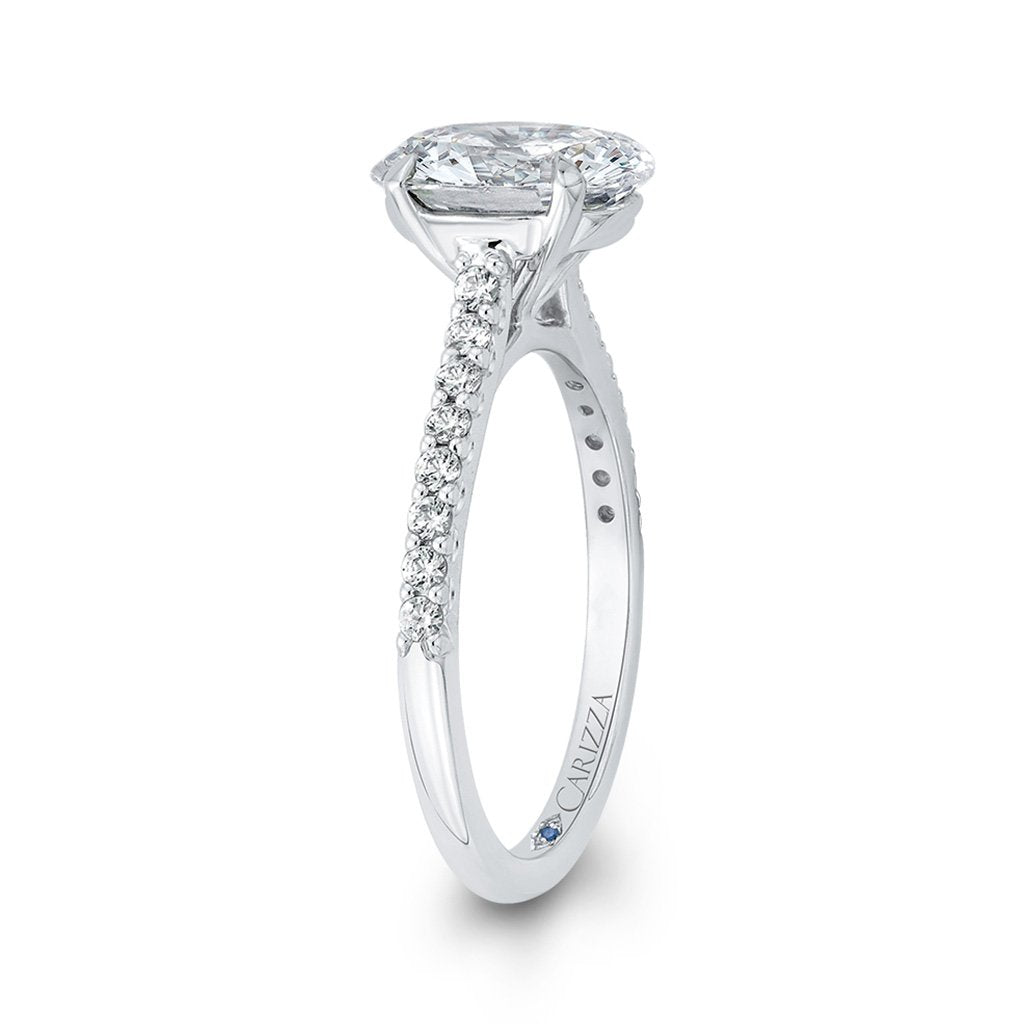 Solitaire Oval Engagement Ring