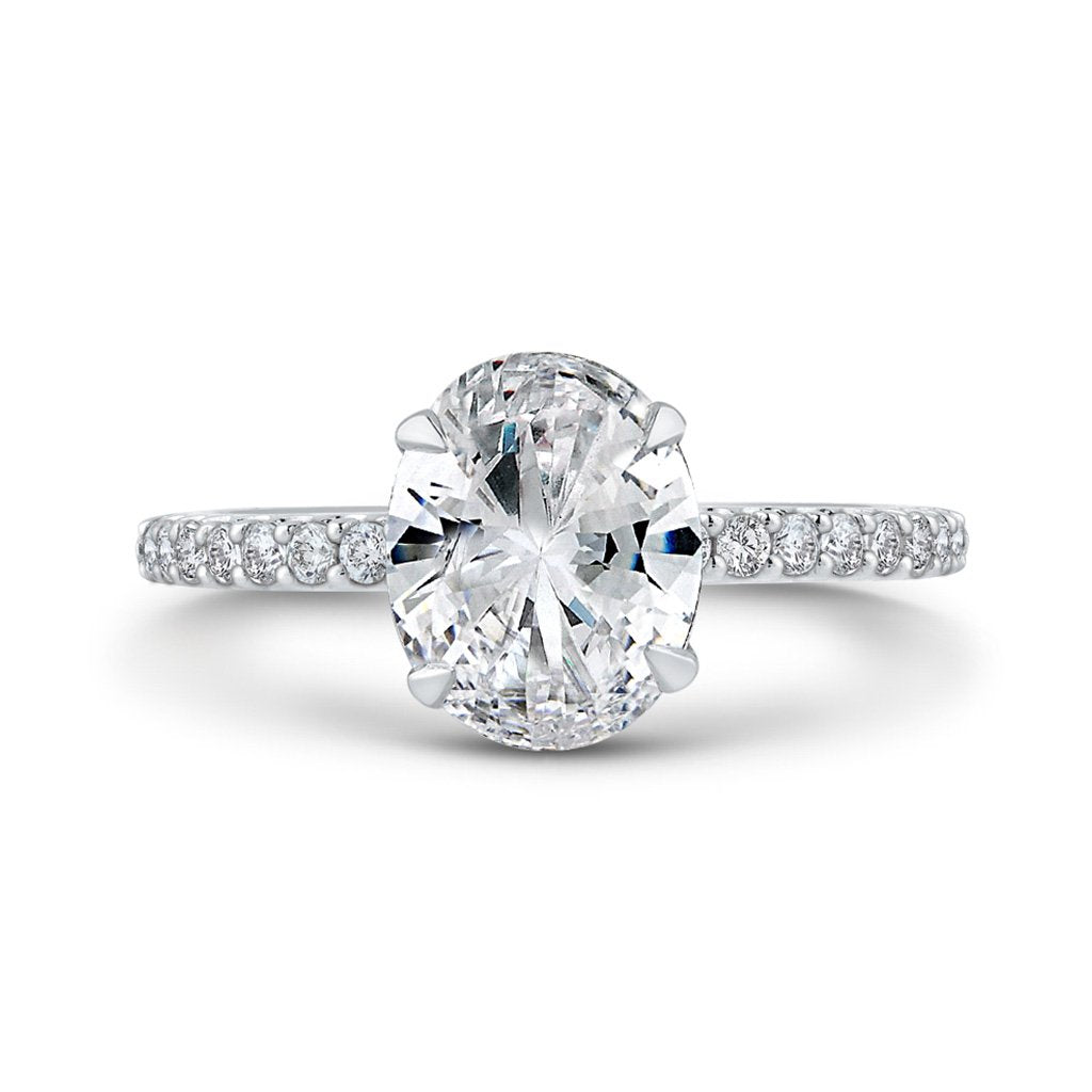 Oval Diamond Engagement Ring