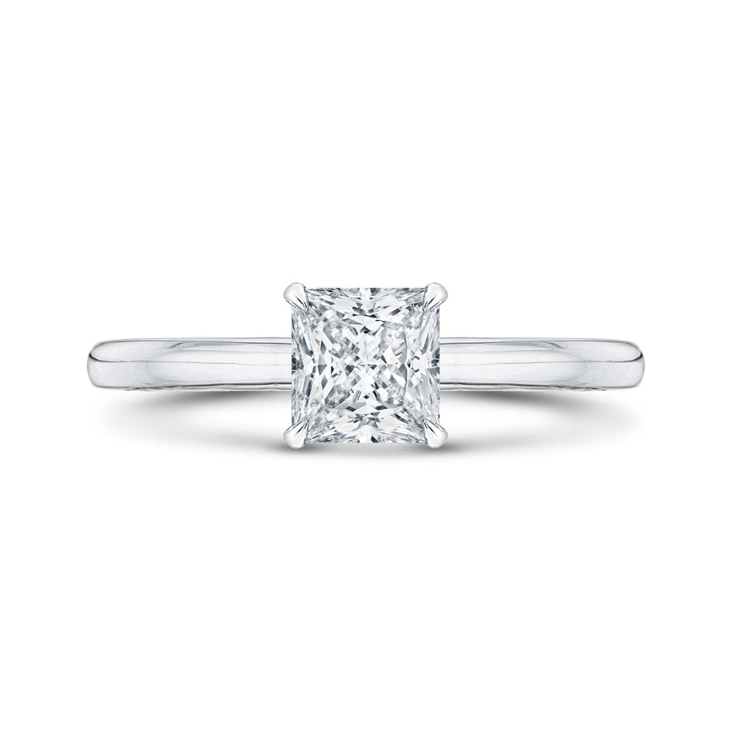 Princess Two-toned Engagement Ring