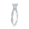 Solitaire Princess Engagement Ring