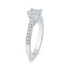 Diamond Cushion Engagement Ring