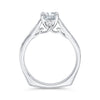 Cushion Solitaire Engagement Rings