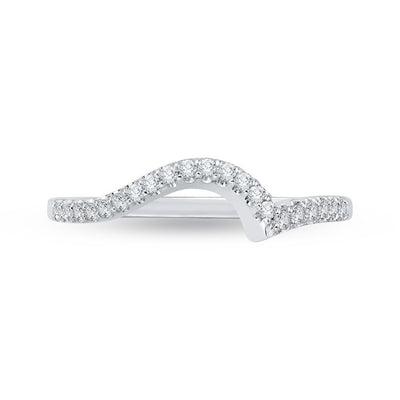 curved diamond wedding bands