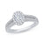Diamond Oval Engagement Ring