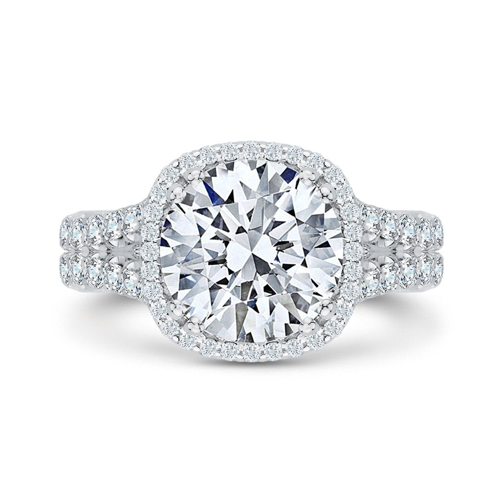 Diamond Halo Engagement Ring