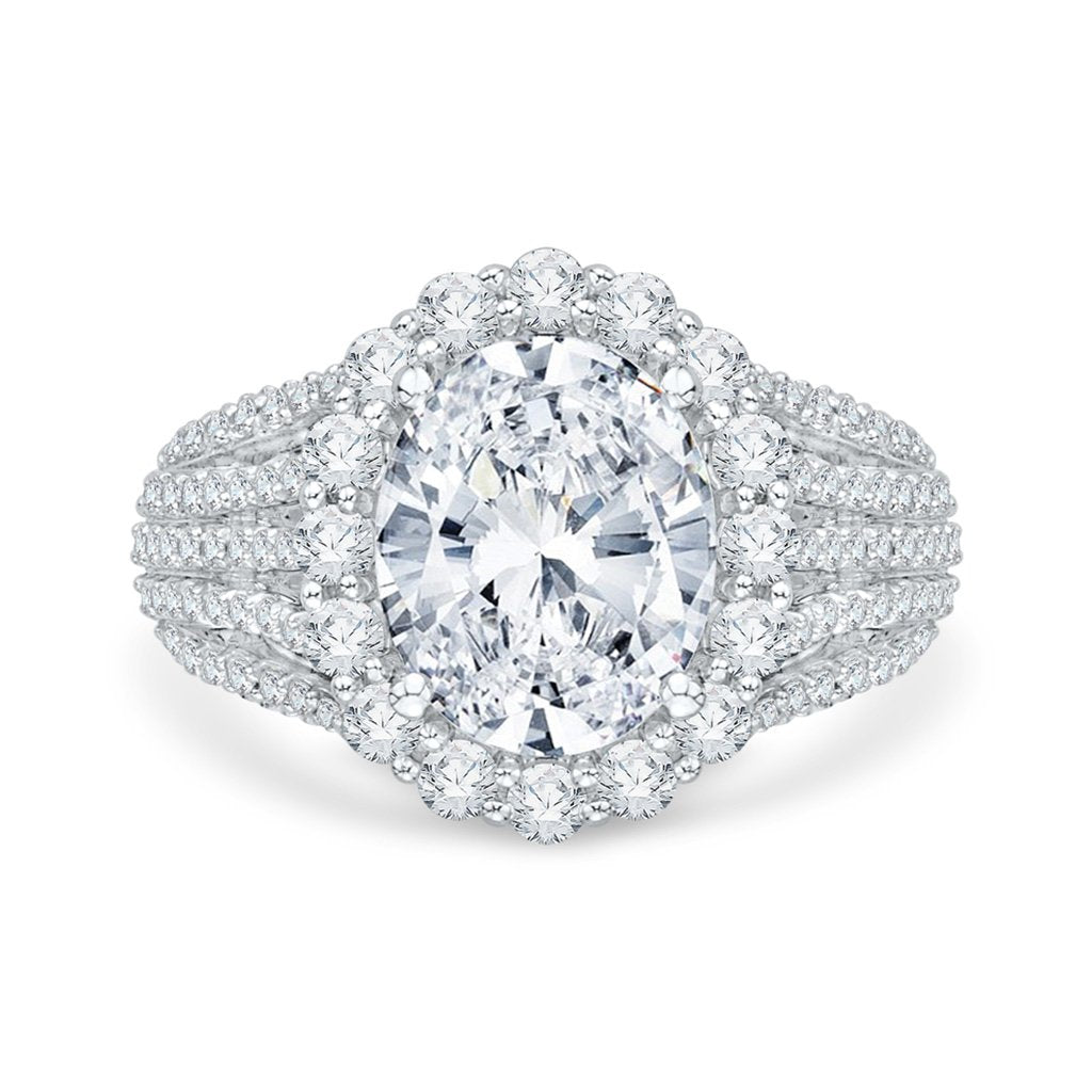 Oval Diamond Engagement Ring