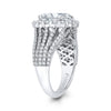 Diamond Halo Oval Engagement Rings
